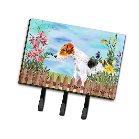 Carolines Treasures Fox Terrier Spring Leash or Key Holder CK1212TH68